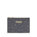 Monedero Tarjetero Kaos Mini Lines Gris Oscuro Monedero Tarjetero Kaos Mini Lines Gris Oscuro
